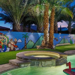 Super Mario Hideout: Desert Dream with Game Room & Pool Slide