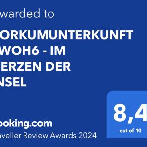 BORKUMUNTERKUNFT - WOH6 - IM HERZEN DER INSEL