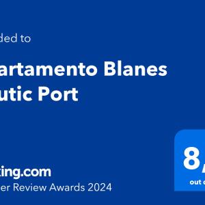 Apartamento Blanes Vela Port