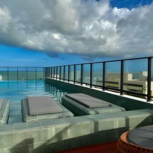 Flat 50m da praia GET ONE 2