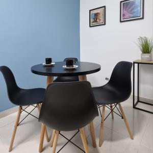 Apartamento azul en Medellín