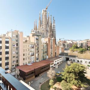 El balcón de Sagrada Familia
