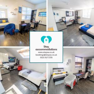 STAYSA Equipped studios near QE and UOB in GuestHouse close to the city!
