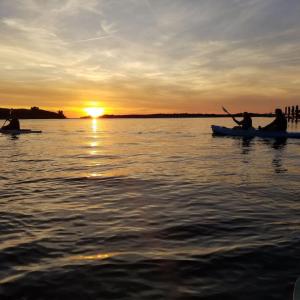 Waterfront home with Private Dock Hot tub and swimming as well as a large fenced backyard