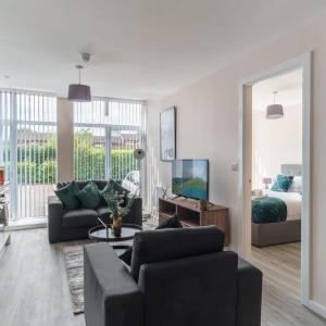 Bright & Modern 1 Bed Apartment in Manchester