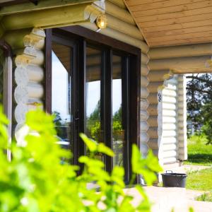 Pastoral wooden hauses