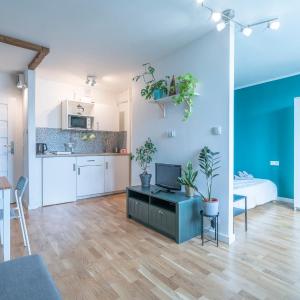 Green studio in the city center of Wroclaw