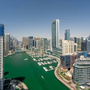 GuestReady - Golden hour in Dubai Marina
