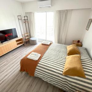 StayHub Departamento luminoso colegiales-Belgrano cama matrimonial