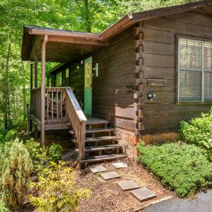 Cozy artsy cabin between Pigeon Forge & Gatlinburg w hot tub
