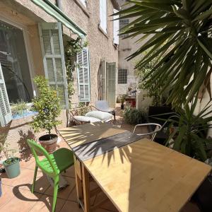 Appartement centre ville avec Patio