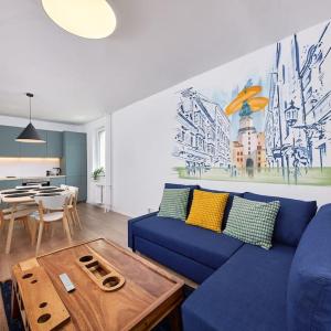 Riverside Center, 3 BR, near Danube river