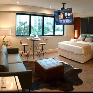 Quarto Hotel 4 estrelas Av Ibirapuera, com garagem