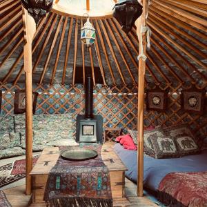 Yurt Within Grounds of 17th Century Country Inn