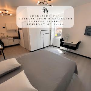 Studio B2 20m2 cosy 5min à pied des Gares