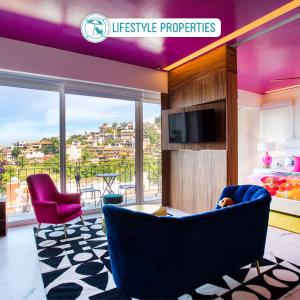 Views, Pool, Gym and Bar | Condo La Buena Vida