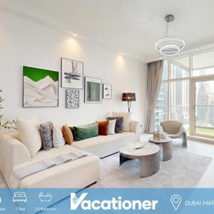 Vacationer Holiday Homes I Luxurious 2 Bedroom I Balcony with Marina & City Views I Prime Location