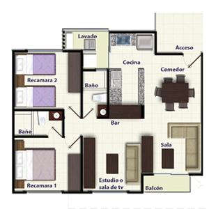 Condo Habitalia Paraiso Equipado Cancun