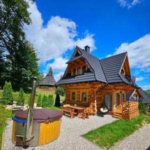 Góralska Chatka 3 Highland Cottage - Jacuzzi, Sauna, Split AC, Private parking, Mountains View