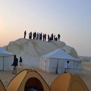 White Desert Safari Trips in Bahariya Oasis