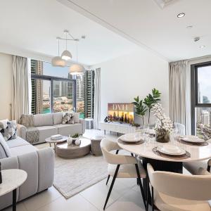 High-Rise Chic, Burj Crown, Opera Boulevard View, by Dubai Mall