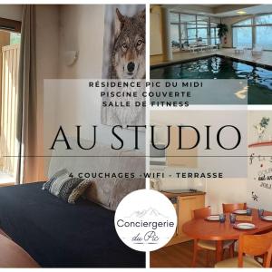 Studio 4 personnes La Mongie piscine salle de sport wifi
