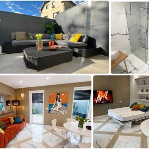 Studio with patio - steps away from Center