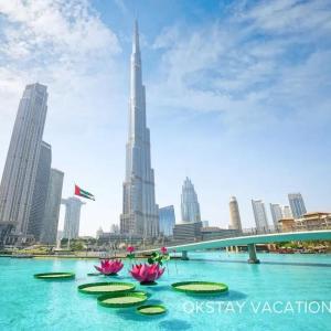 Burj Khalifa View Downtown Gem, 8 Minutes Walk to Dubai Mall