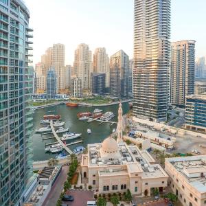 Superb 1Bed Marina View pool JBR Beach Parking