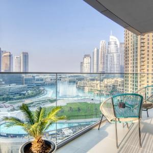 Luxury 2BR Apartment with Stunning Burj Khalifa & Fountain Views - Opera Grand, Downtown