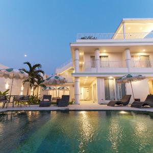 Alesea Oeste La Union Private Beachfront Villa Jacuzzi Heated Pool