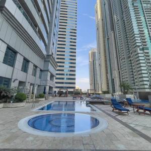 Lux two br w Sea Views from rooms in Dubai Marina