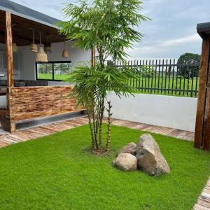 peaceful bamboo farm villa