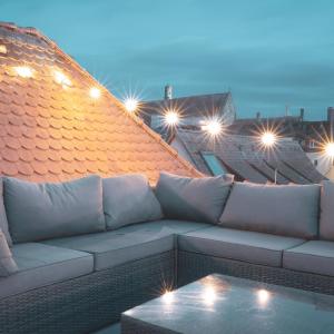 140qm Luxuriöses Penthouse mitten in Schwäbisch Gmünd, 70qm Dachterrasse & Top-Lage, mit WHIRPOOL, Jetzt buchen!