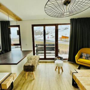 3 pièces modernes avec parking et wifi à Tignes - FR-1-641-84
