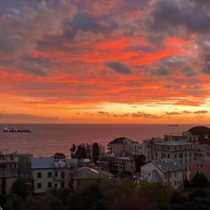 Romantic garden sea view Nervi