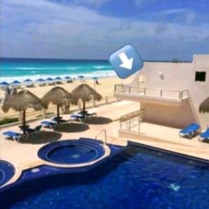 Ocean view front beach villa