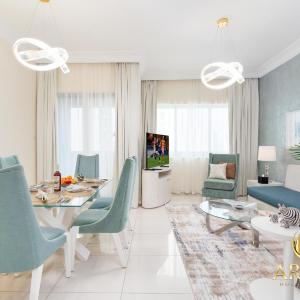 Damac Maison Mall Street - Luxurious 3BR - Stunning Burj Khalifa View - Just 2 minutes walk from Dubai Mall