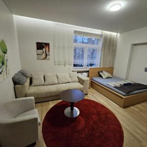 Kauno apartamentai big room king size bed