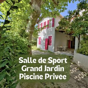Maison de Charme Classée 3 étoiles - Calme, Jardin, Salle de Sport, Piscine