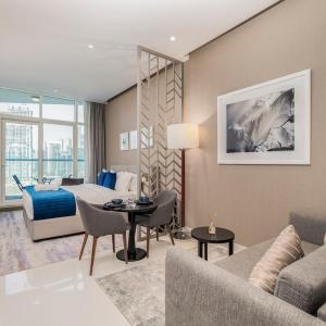 Spacious Studio in Damac Maison Prive Canal Views