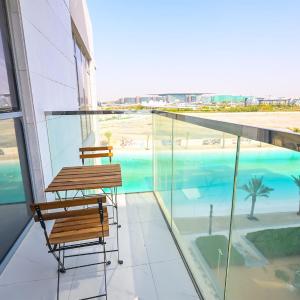 1BR with Lagoon Views in District One Meydan