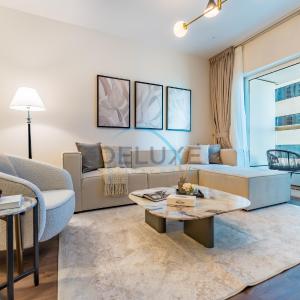Revamped 1BR Unit with Partial Sea & Palm Jumeirah Views Close to Beach , Elite Residence, Dubai Marina by Deluxe Holiday Homes