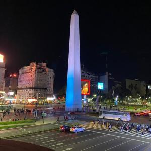 Apt Balcon overlooking the Obelisco!