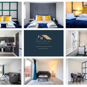 Sleeps 5, City Centre Close, Manchester, Free fast Wi-Fi, Free parking, 55-Inch Tv, Self-check in - Contractors!