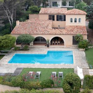 La Roche Bleue - Villa de charme avec vue exceptionnelle bord de mer piscine privée jardin et terrasse