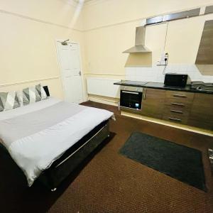 16 double bed with kitchen inside the room