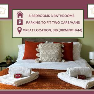 Huge 8 Bedroom Contractor House, Birmingham, Links to M5, M6 & A38