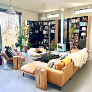Large open plan family house with stunning views