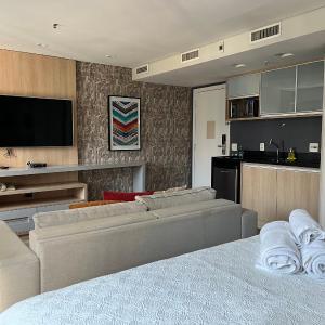 Quartos de hotel em frente ao Shopping Vila Olimpia